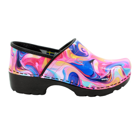 BJORK Swedish Professional Swirl Clogs