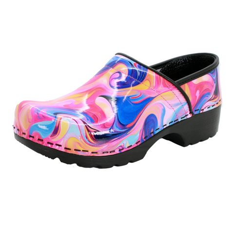 BJORK Swedish Professional Swirl Clogs