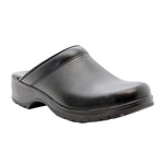 BJORK BJORK Flex Pro Open Back Black Leather Clogs