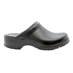 BJORK BJORK Flex Pro Open Back Black Leather Clogs