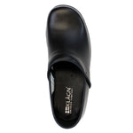 BJORK BJORK Flex Pro Open Back Black Leather Clogs