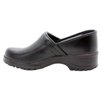 BJORK BJORK Flex Pro Closed Back Black Leather Clogs