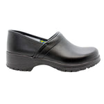 BJORK BJORK Flex Pro Closed Back Black Leather Clogs