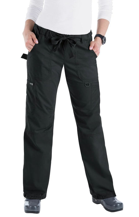 koi koi Classics Lindsey Women's 7-Pocket Cargo Scrub Pants Black / XXS / Regular