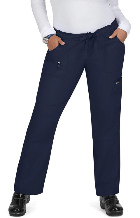 koi koi Lite Peace Women's 6-Pocket Stretch Scrub Pants Navy / XXS / Regular