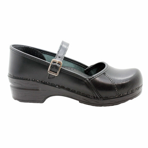 BJORK BJORK MARCELLA Mary Jane Cabrio Leather Clogs