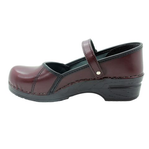 BJORK BJORK MARCELLA Mary Jane Cabrio Leather Clogs