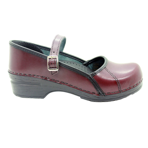 BJORK BJORK MARCELLA Mary Jane Cabrio Leather Clogs