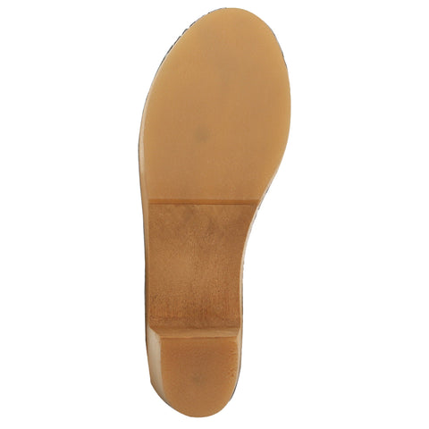 BJORK BJORK ULRIKA Swedish Wood Clog Sandals in Nubuck Leather