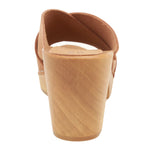 KLÄGN BJORK RIKKE Swedish Wooden Clogs in Cognac Nubuck