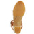 KLÄGN KLÄGN Duve Mid-heel Leather Peep Toe Wooden Clog Sandals