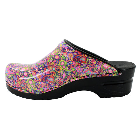 BJORK Peace Open Back Pro Leather Clogs