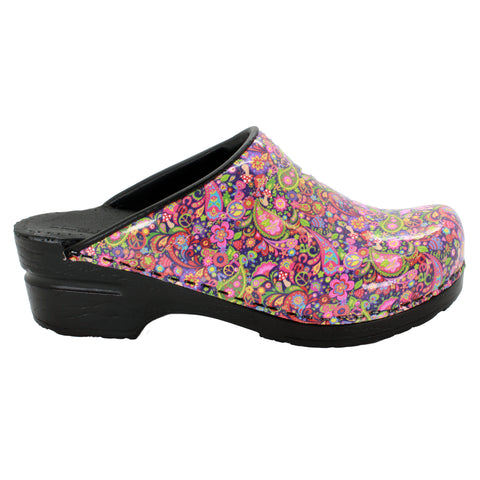 BJORK Peace Open Back Pro Leather Clogs