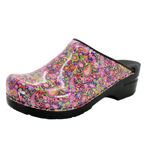 BJORK Peace Open Back Pro Leather Clogs