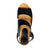 BJORK BJORK MARIE Swedish Wood Clog Sandals in Black Leather