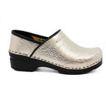 BJORK BJORK PROFESSIONAL Mysa Natural Tooled Leather Clogs