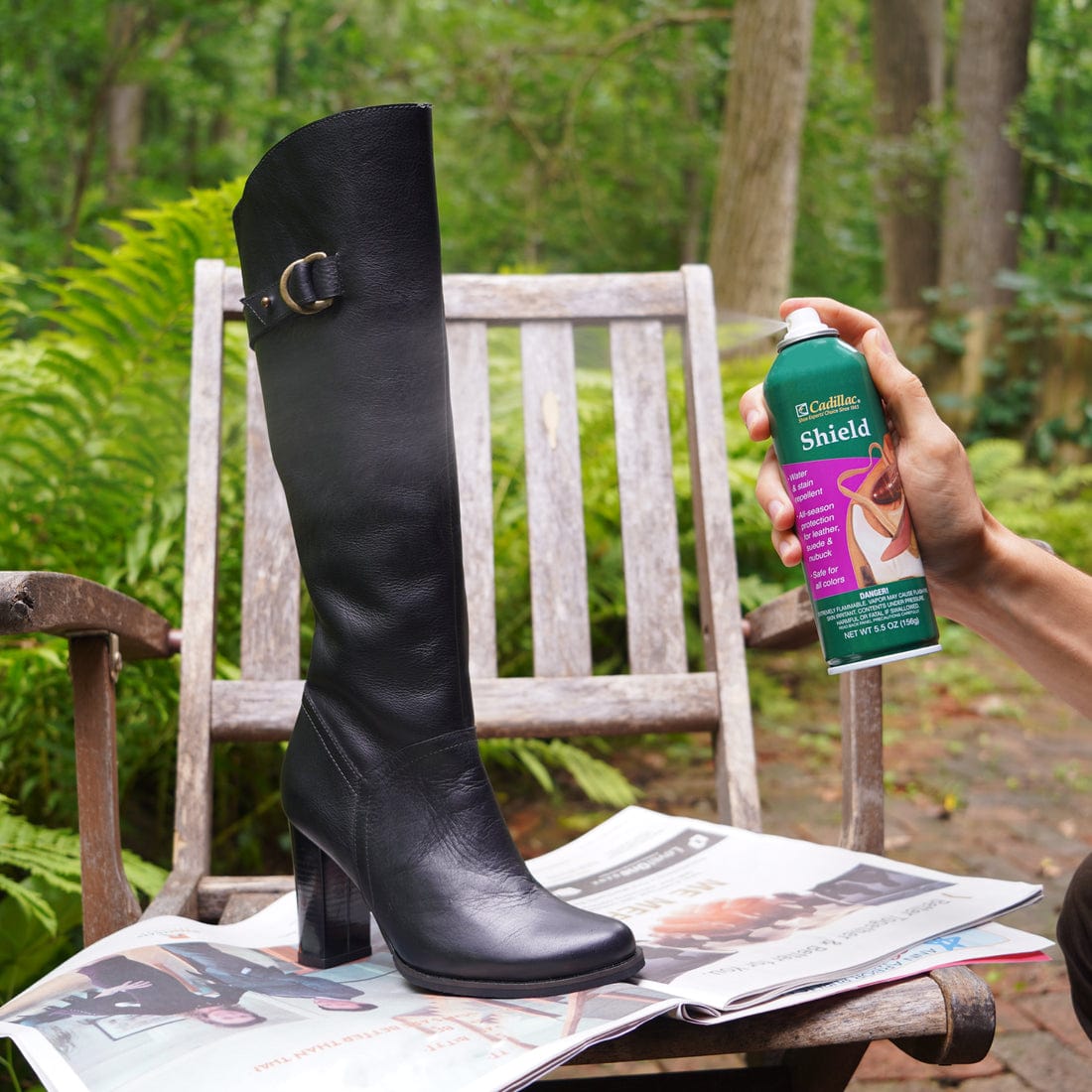 Cadillac cad-shield Cadillac Shield Water and Stain - Leather and Fabric Protector Spray - 5.5 oz