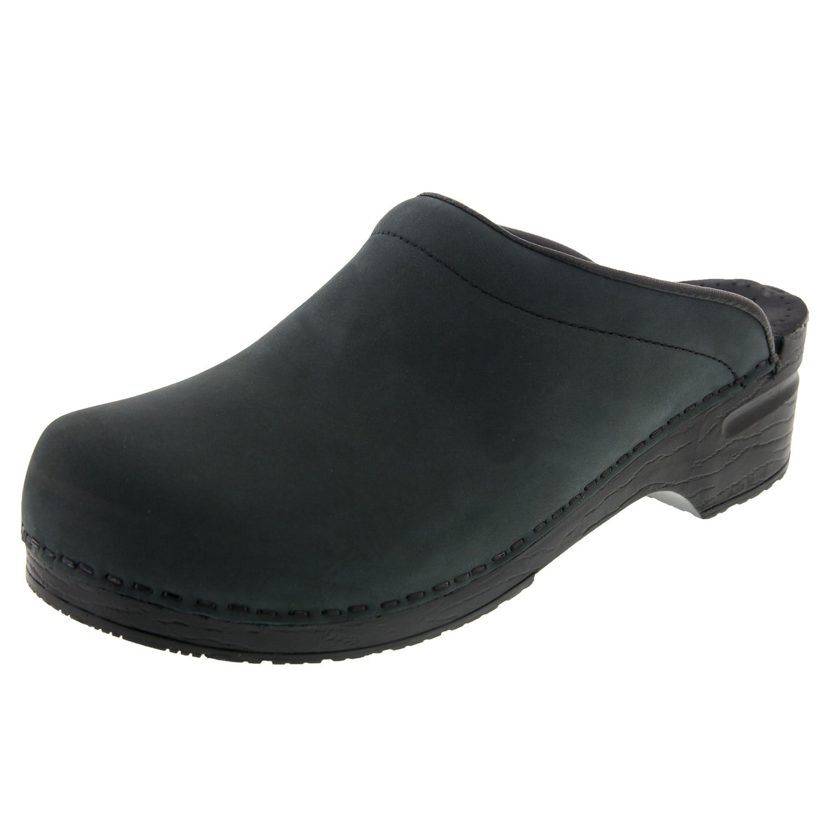 BJORK BJORK Men's SAM OPEN BACK Oiled Leather Clogs