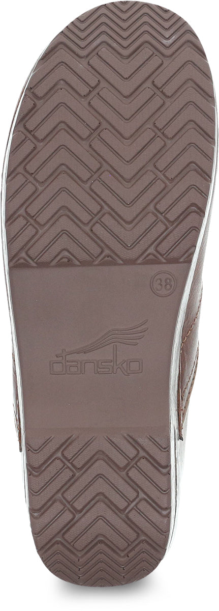 DANSKO Professional Saddle Full Grain Leather Clogs