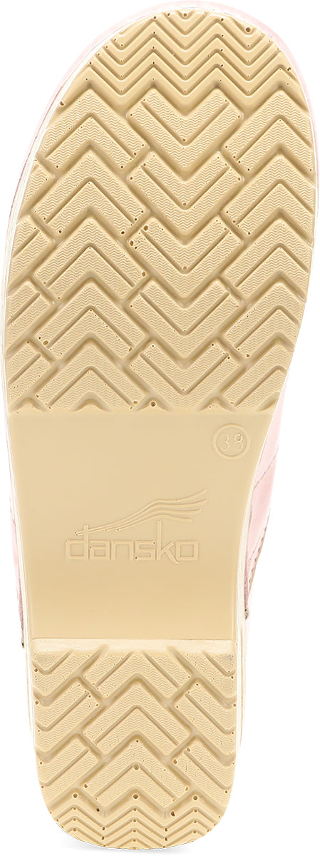 DANSKO Professional Pink Milled Burnished Clog