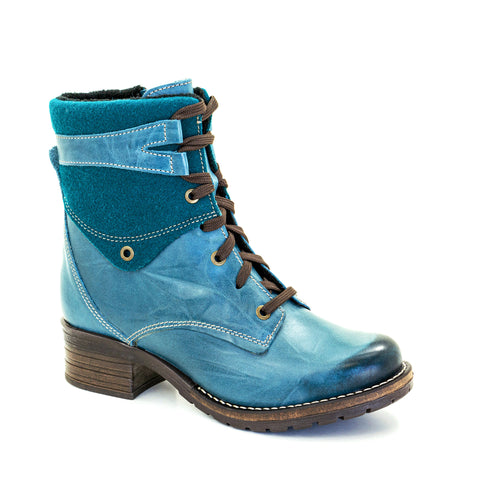 Dromedaris Kara Leather & Burel Wool Boot