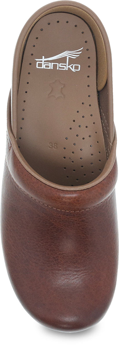 DANSKO Professional Saddle Full Grain Leather Clogs