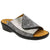 Sanosan 527972-457895-38 SANOSAN Slide Open Back Sandal Sample Sale - SAVE $$$ Rita / Silver Metallic / EU-38