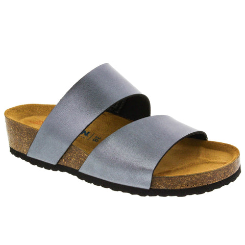 Sanosan 551039-40856-40 SANOSAN Slide Open Back Sandal Sample Sale - SAVE $$$ Lux / Grey Straps / EU-40