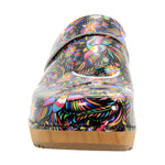 BJORK BJORK Araceli Wood Open Back Leather Clogs