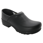 BJORK 657001-2-40 BJORK KEN Swedish Men's Pro Leather Clogs Black / EU-40