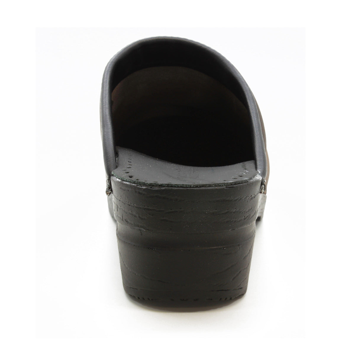 BJORK BJORK SARA OPEN BACK Oiled Leather Clogs