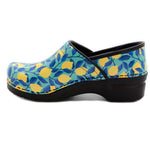 BJORK KLÄGN PROFESSIONAL Citron Printed Leather Clogs