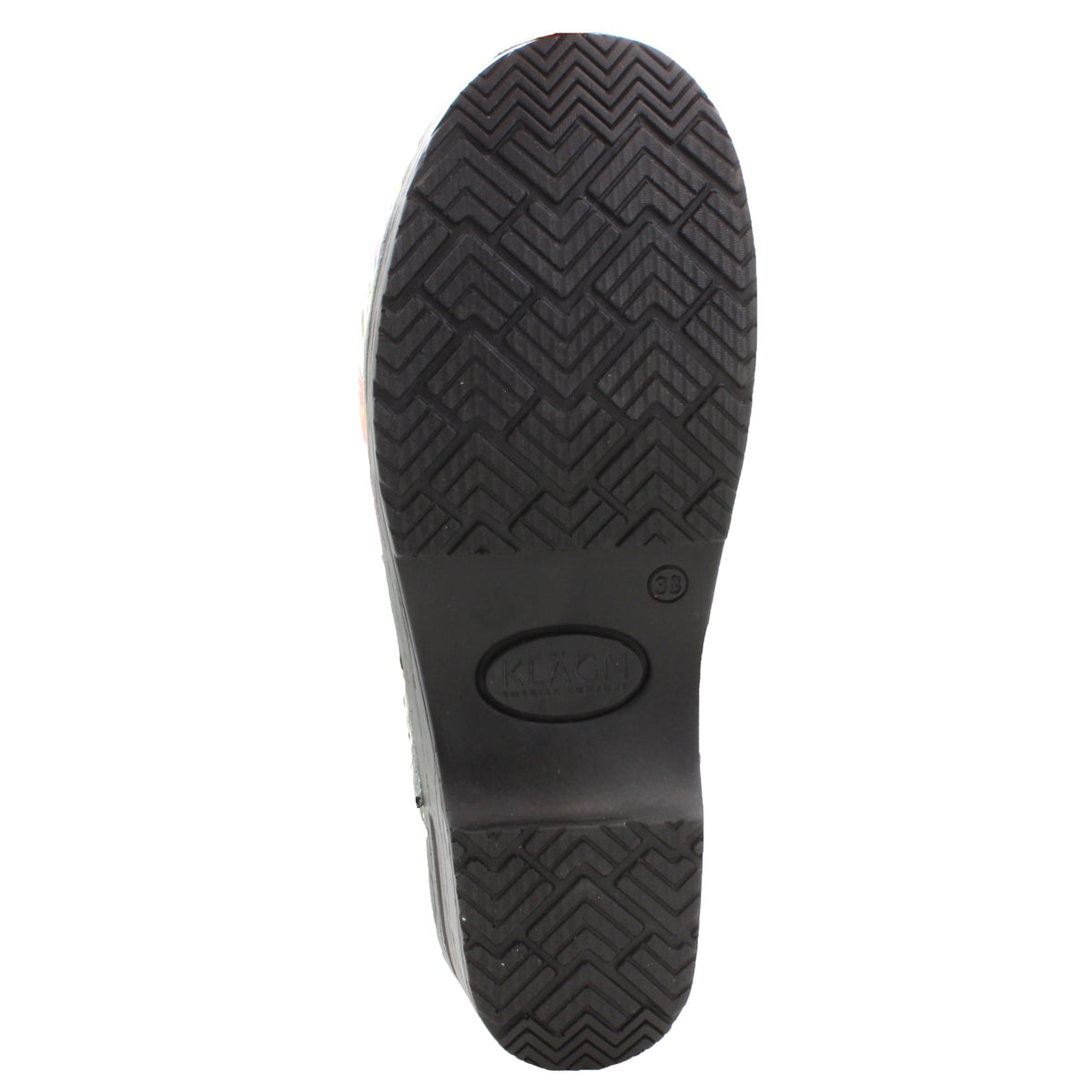 BJORK KLÄGN PROFESSIONAL Citron Printed Leather Clogs