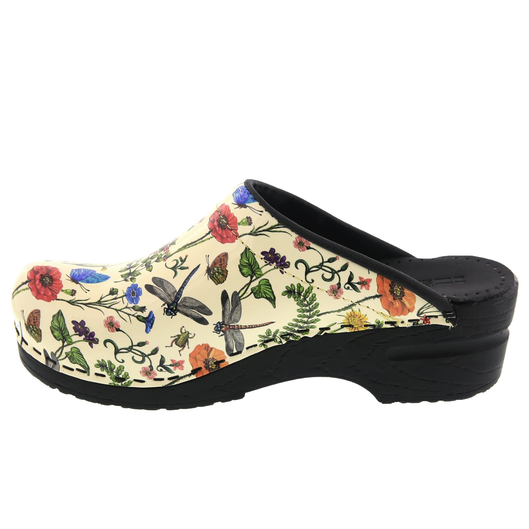 BJORK Dahlia Open Back Leather Clogs– ClogOutlet.com