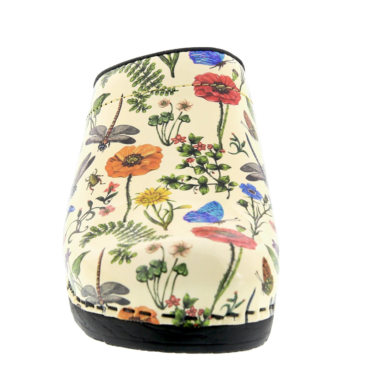 BJORK BJORK Dahlia Open Back Leather Clogs