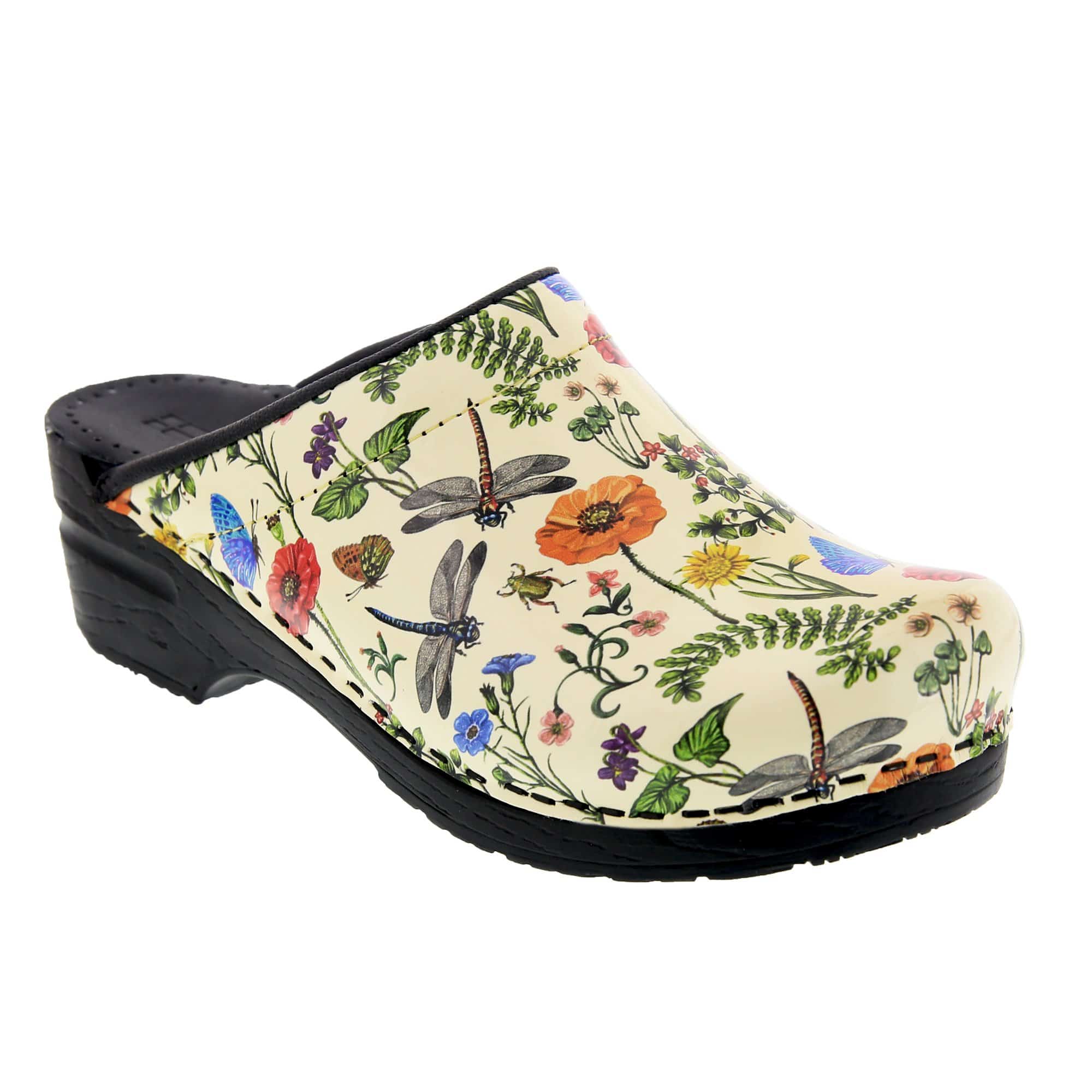 BJORK Dahlia Open Back Leather Clogs– ClogOutlet.com