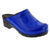 BJORK 755406-30-36 BJORK Elly Open Back Blue Patent Leather Clogs Blue / EU-36