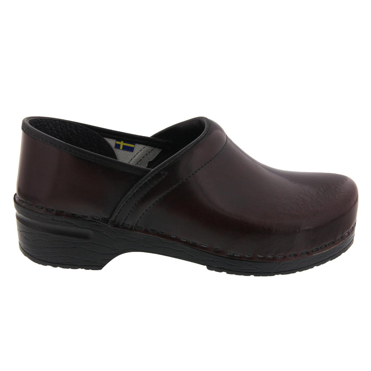 BJORK BJORK PROFESSIONAL Men's Bordeaux Cabrio Leather Clogs
