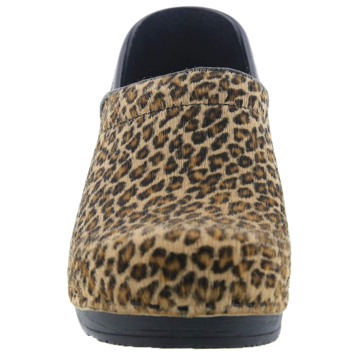 BJORK BJORK PROFESSIONAL Safari Collection Leather Clogs in Leopard
