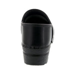 BJORK BJORK PROFESSIONAL Women's Black Cabrio Leather Clogs