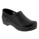BJORK 757806-2-36 BJORK PROFESSIONAL Women's Black Cabrio Leather Clogs Black / EU-36