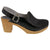 BJORK BJORK SVEA Wood Fashion Clog Sandals in Patent Leather