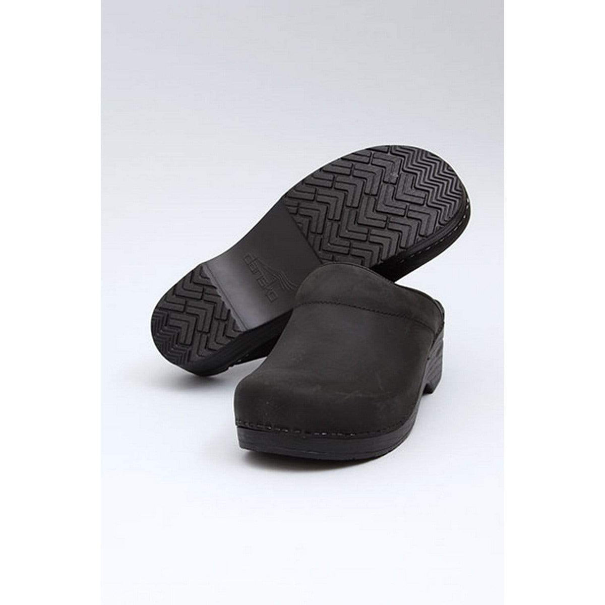 Dansko 250020202-42 DANSKO Men's Karl Open Back Oiled Leather Clogs Black / EU-42