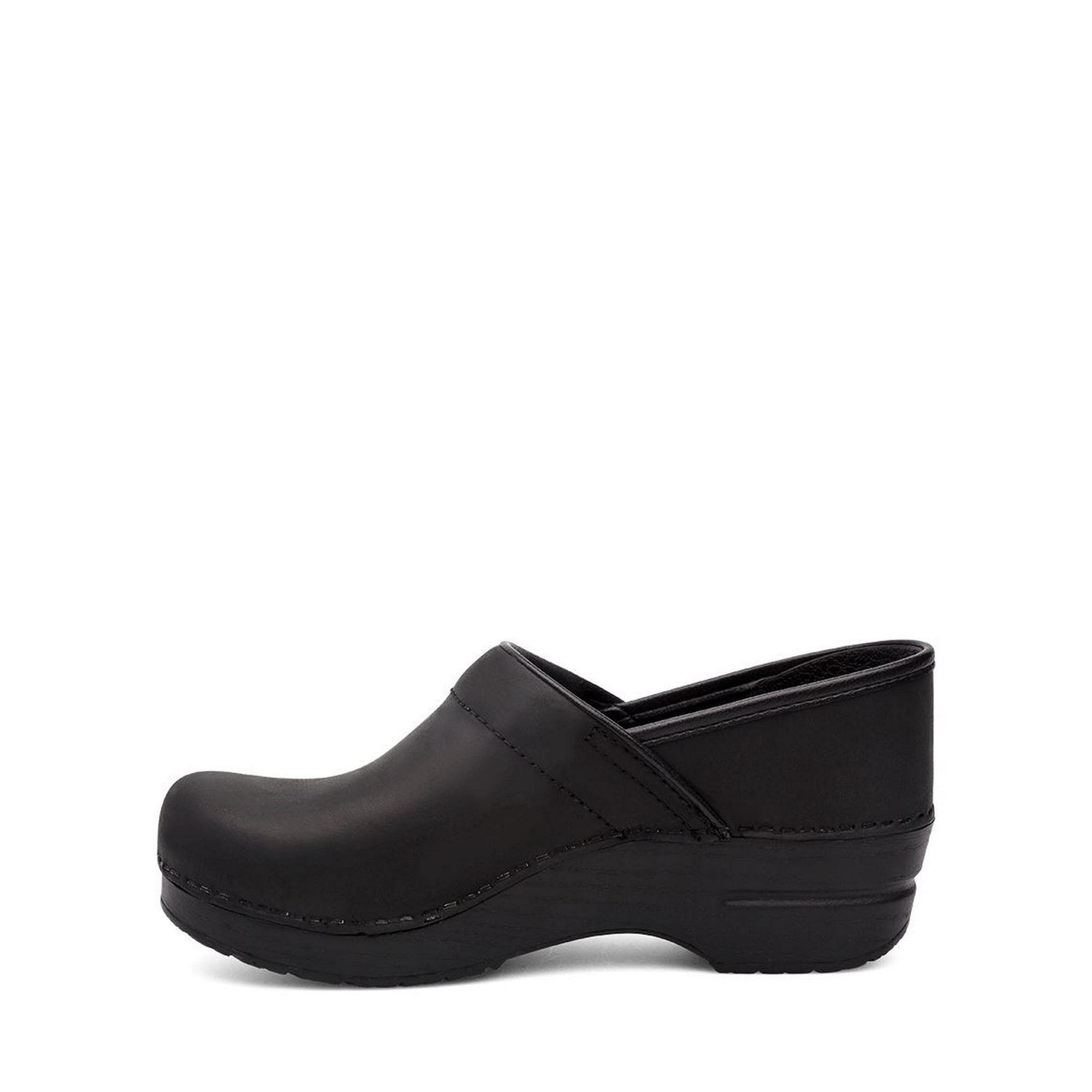 dansko oiled leather clogs
