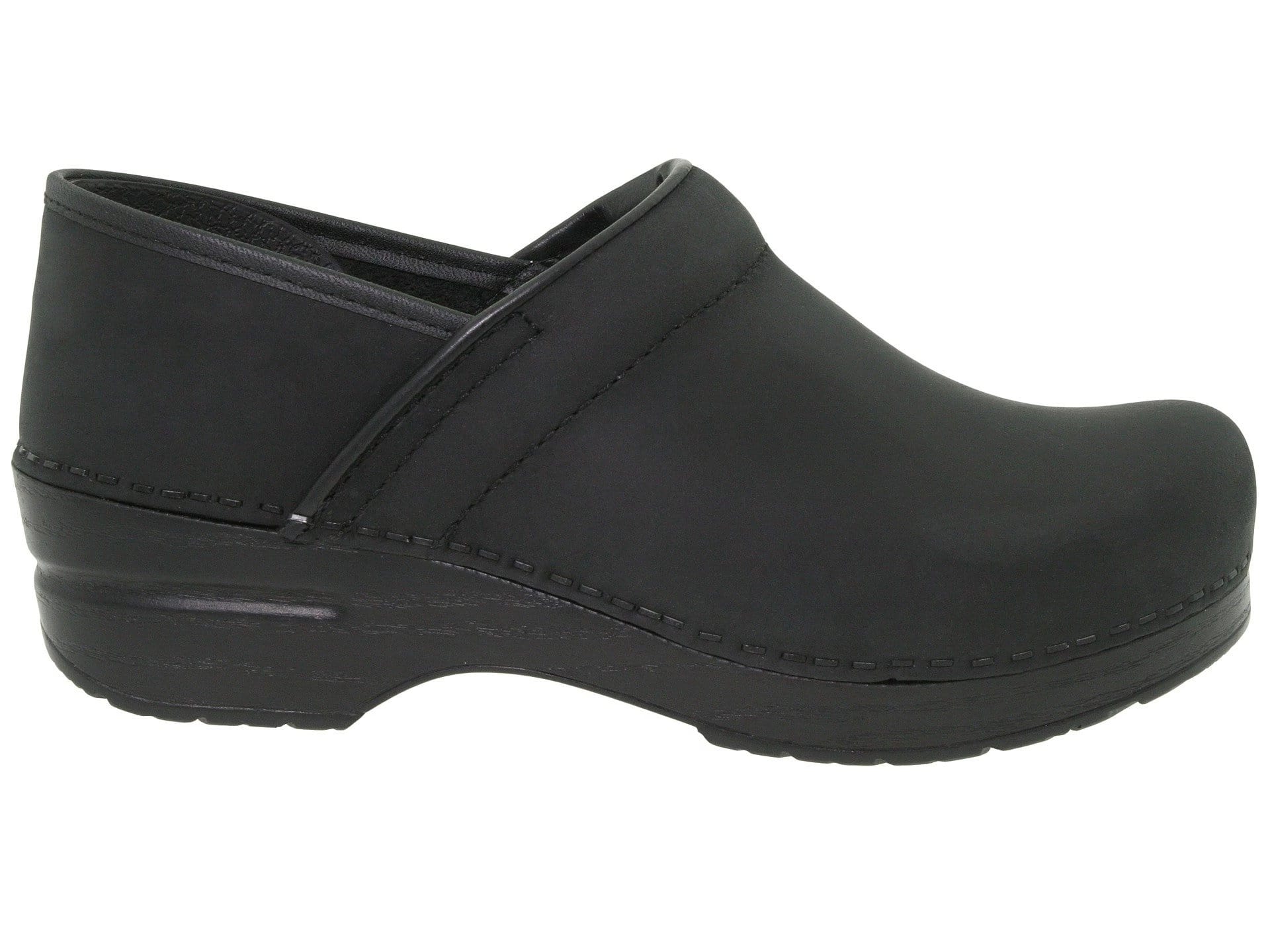 dansko black oiled clogs