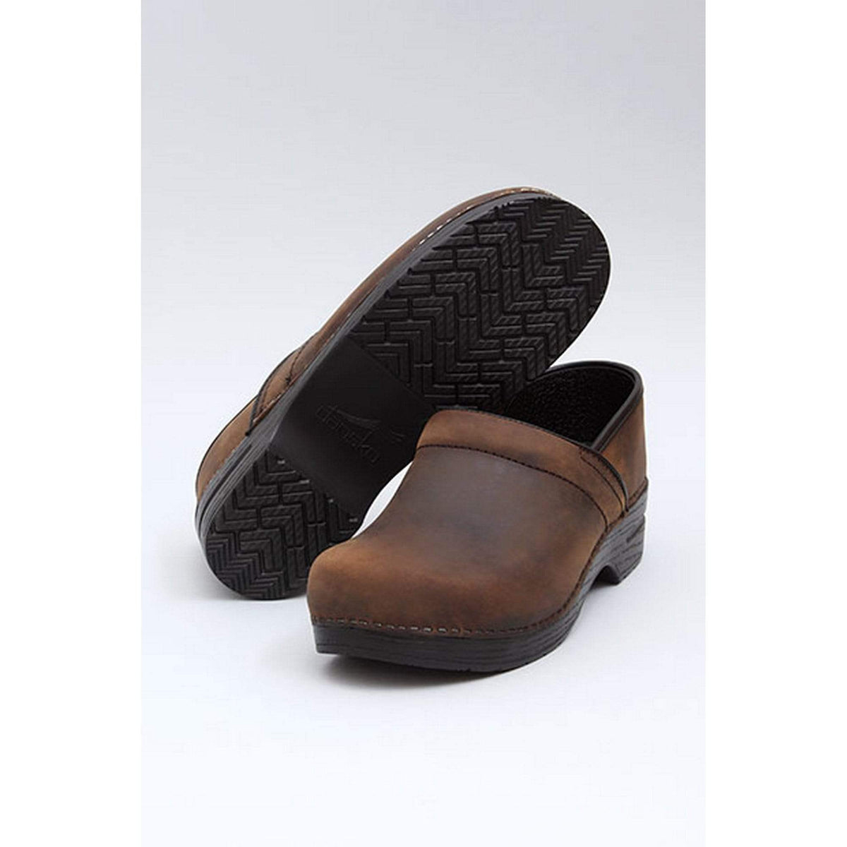 Dansko DANSKO Professional Brown Oiled Leather Clogs