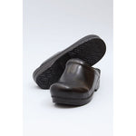 Dansko DANSKO Sonja Black Cabrio Leather Open Back Clogs