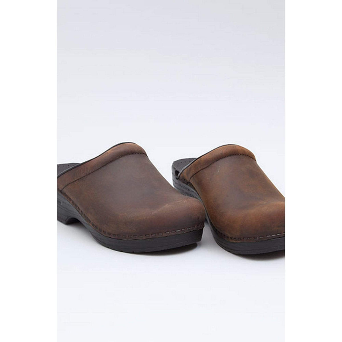 Dansko DANSKO Sonja Oiled Leather Open Back Clogs