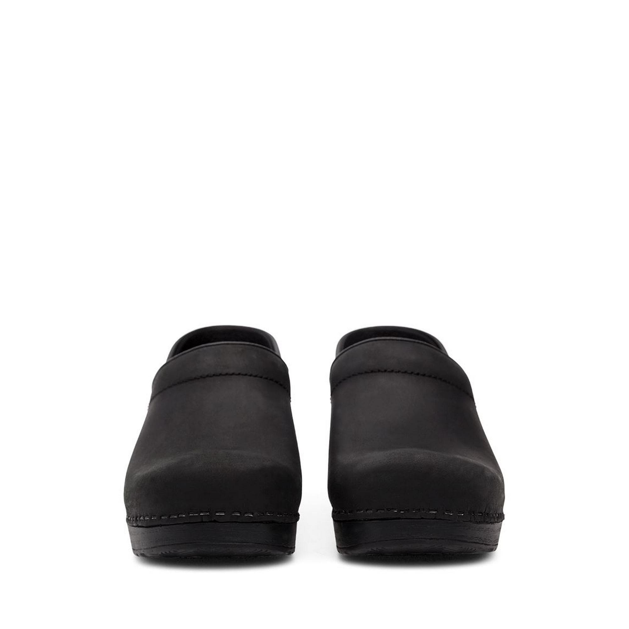 dansko black oiled clogs