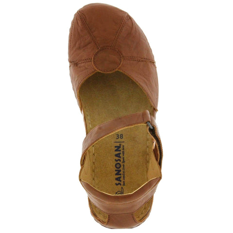 Sanosan Sanosan Sarah Clog in Crinkled Leather - Comfort Plus